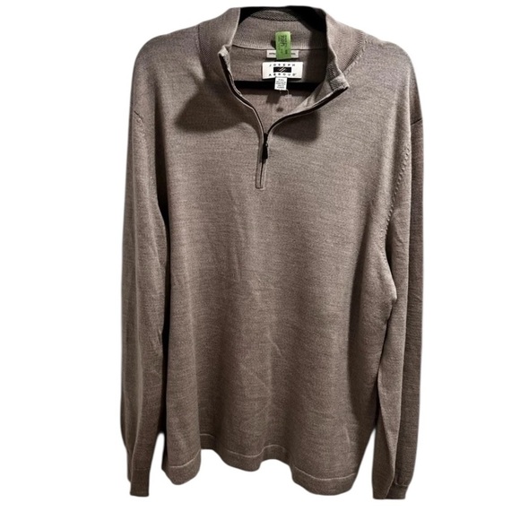 Joseph Abboud sweater size XXL quarter zip 100% extra fine merino woolโ - Picture 3 of 5